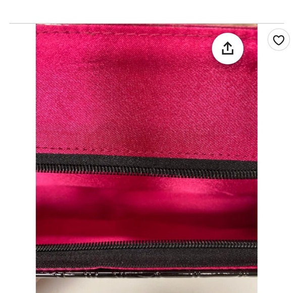 Designer Lise watier leather clutch - Picture 5 of 5